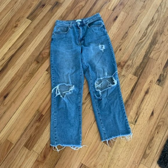 Cotton On | Jeans | Cotton On High Rise Straight Leg Jeans Size 4 ...